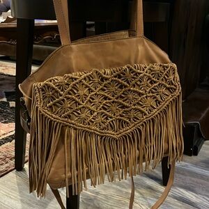 all leather tote bag.